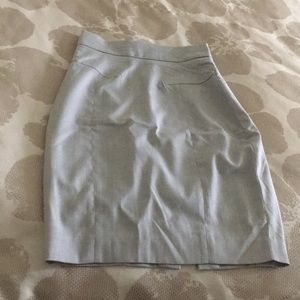Gray pencil skirt